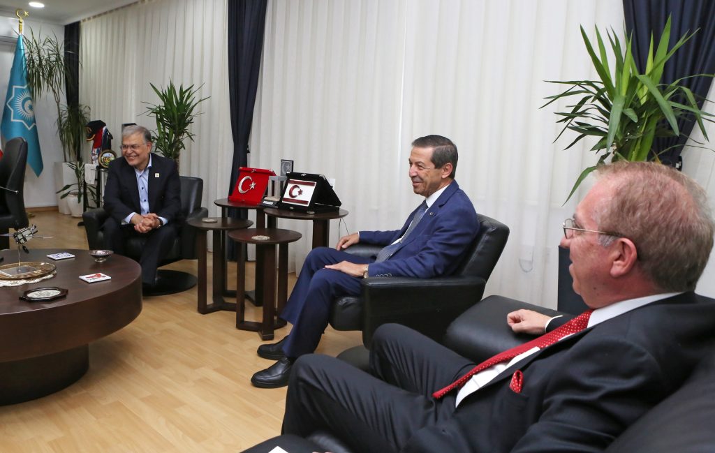 Dışişleri Bakanı Ertuğruloğlu, İSİPAB Genel Sekreter Yardımcısı Büyükelçi Sijani’yi kabul etti