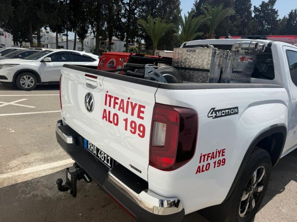 İtfaiye birimlerine yedi araç takviyesi yapıldı