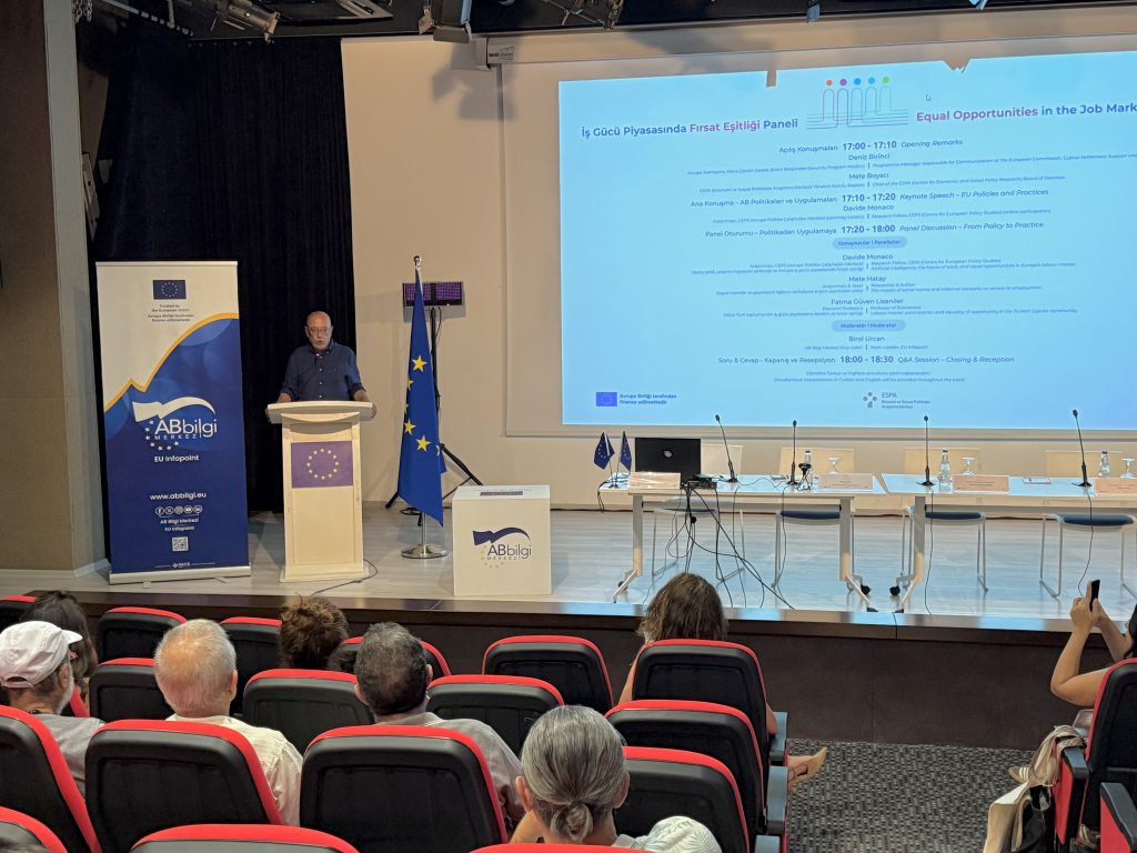 AB Bilgi Merkezi İş Gücü Piyasasında Fırsat Eşitliği konulu panel düzenledi