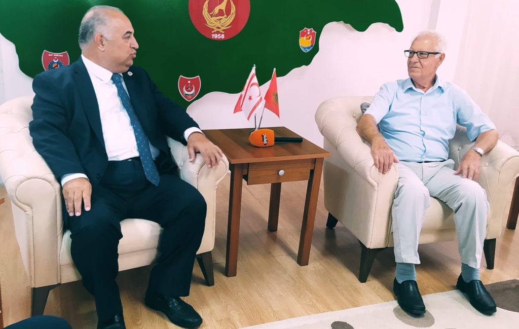 Birinci Medya Gurubu Başkanı Birinci ve beraberindeki heyet TMT Mücahitler Derneği’ni ziyaret etti