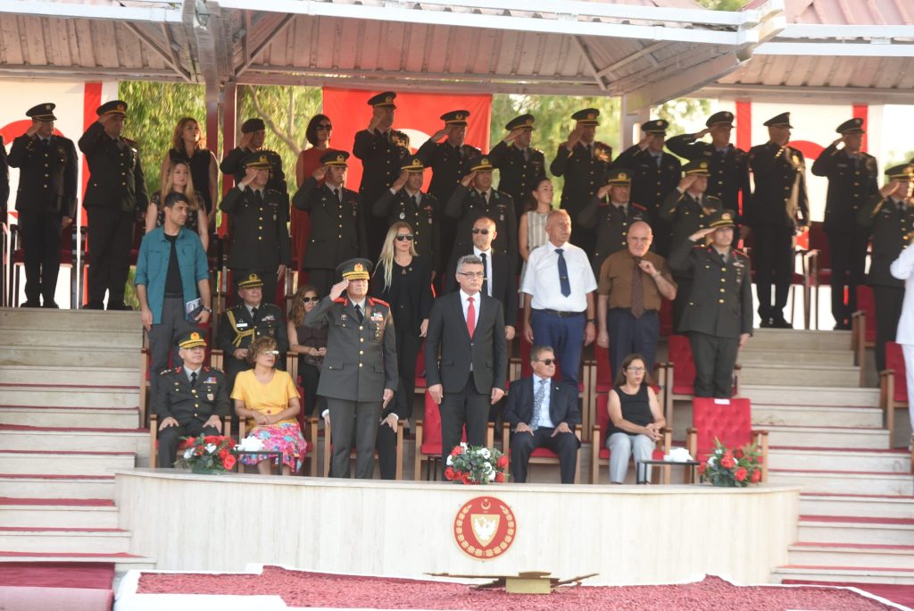 Güvenlik Kuvvetleri Komutanlığı 4. Piyade Alayı Sancak Devir Teslim Töreni Gülseren’de yapıldı