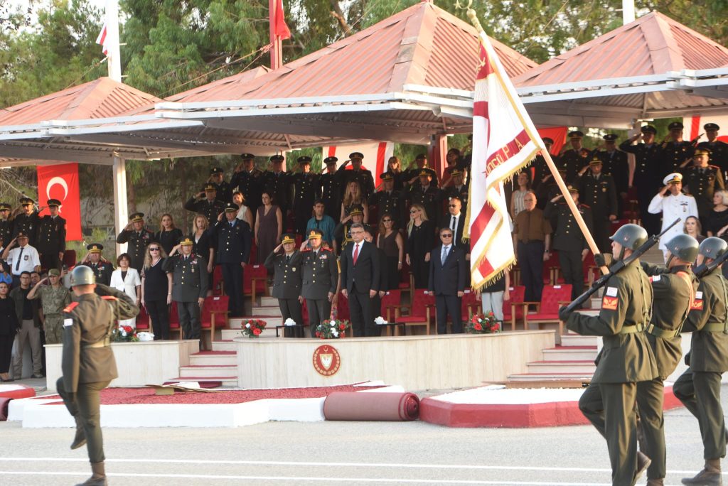 Güvenlik Kuvvetleri Komutanlığı 4. Piyade Alayı Sancak Devir Teslim Töreni Gülseren’de yapıldı