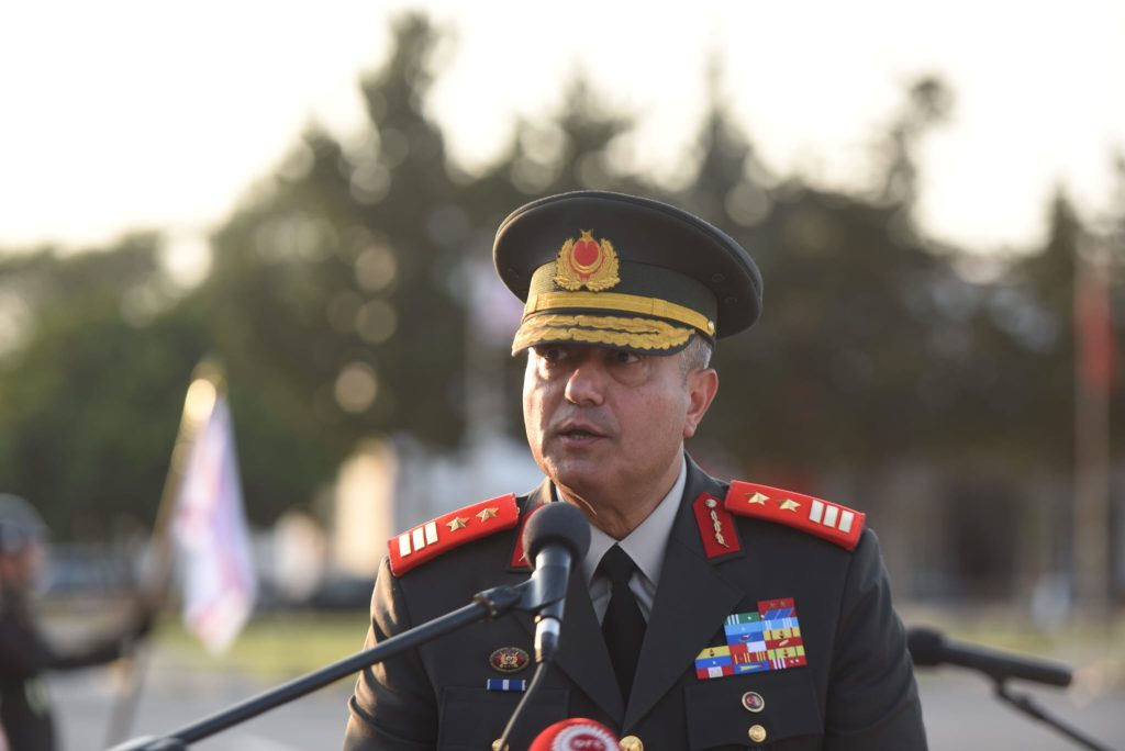 Güvenlik Kuvvetleri Komutanlığı 4. Piyade Alayı Sancak Devir Teslim Töreni Gülseren’de yapıldı