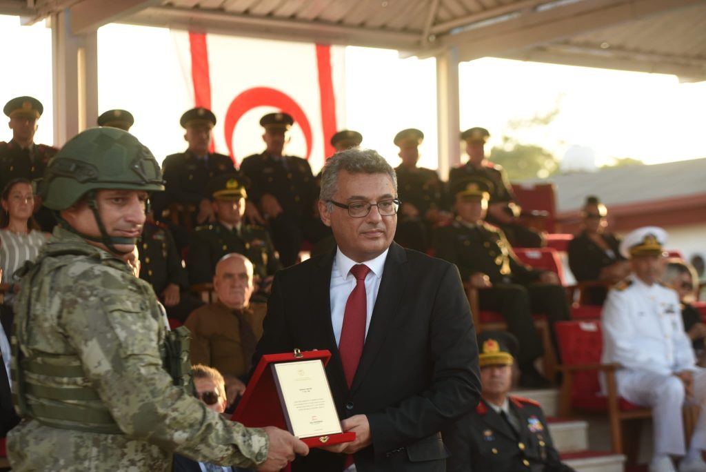 Güvenlik Kuvvetleri Komutanlığı 4. Piyade Alayı Sancak Devir Teslim Töreni Gülseren’de yapıldı