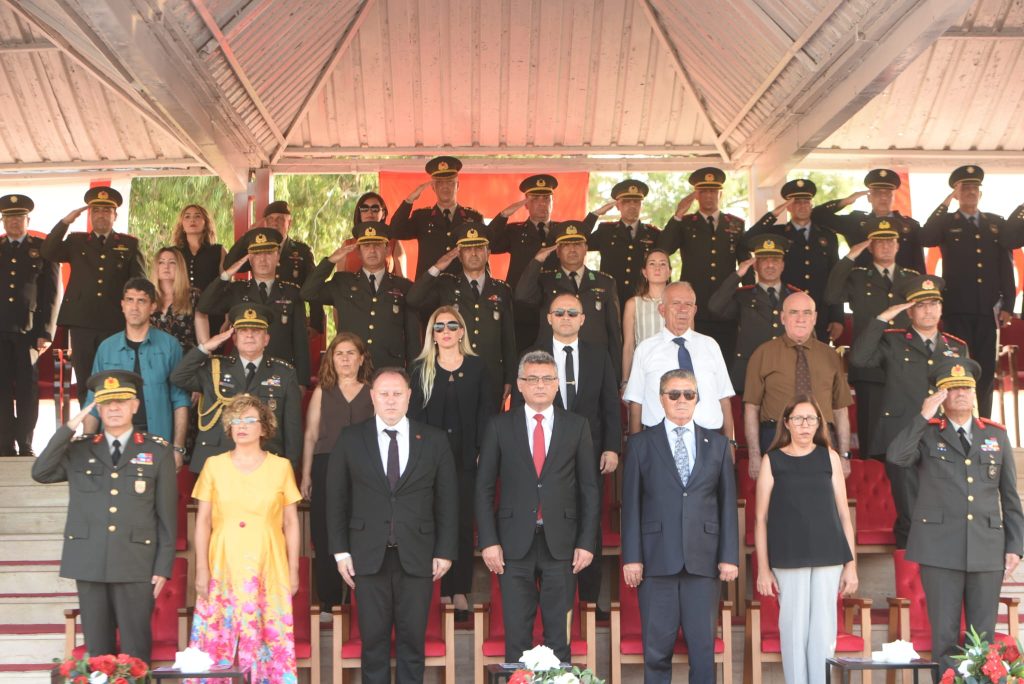 Güvenlik Kuvvetleri Komutanlığı 4. Piyade Alayı Sancak Devir Teslim Töreni Gülseren’de yapıldı