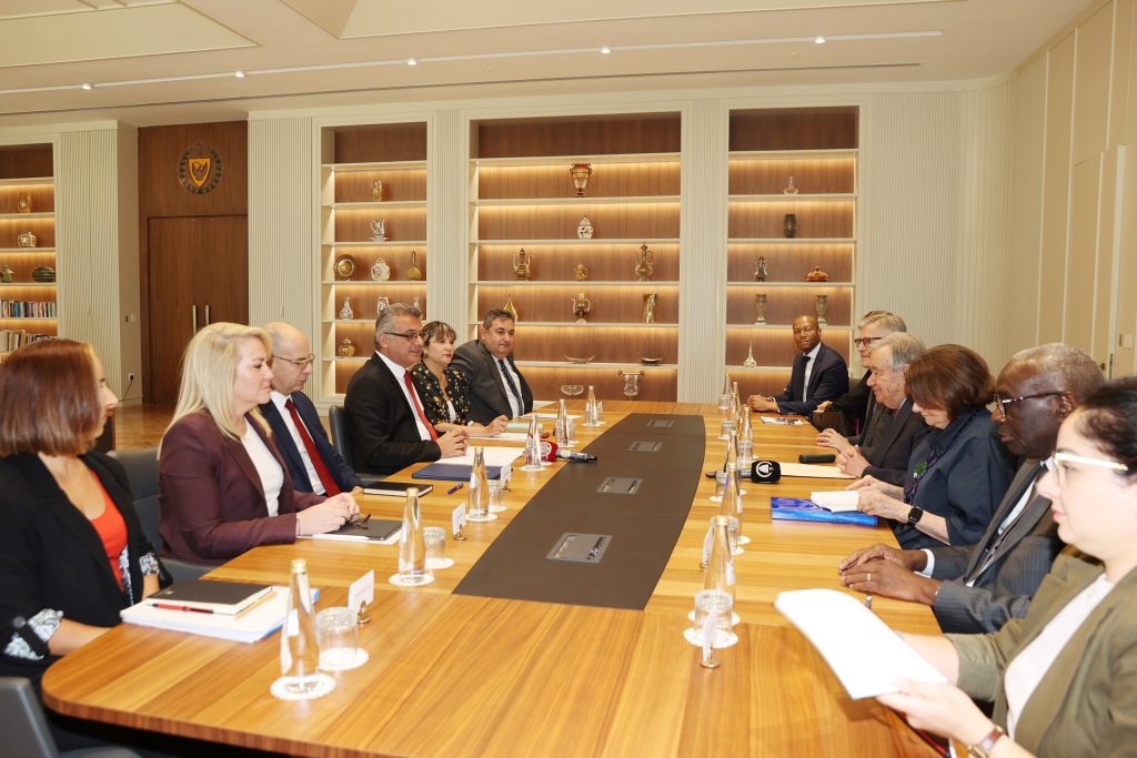 Erhürman, Guterres’le görüşmesinde vurguladı: “Çabalarınızı güçlü şekilde destekliyoruz”
