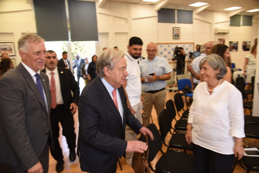Guterres, sivil toplum örgütlerinin temsilcileriyle bir araya geldi