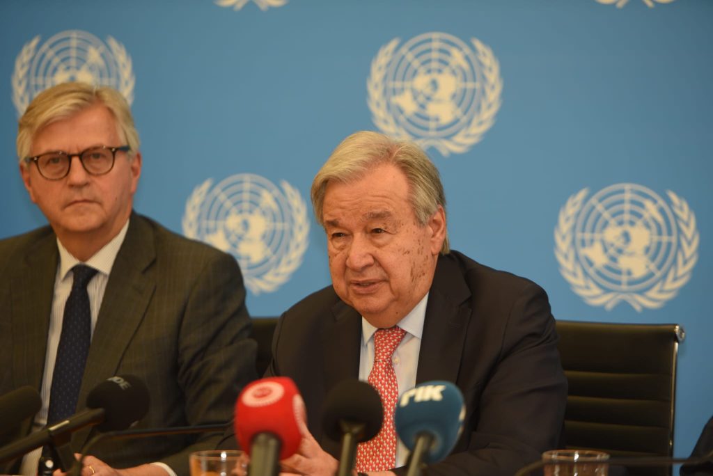 Guterres, sivil toplum örgütlerinin temsilcileriyle bir araya geldi