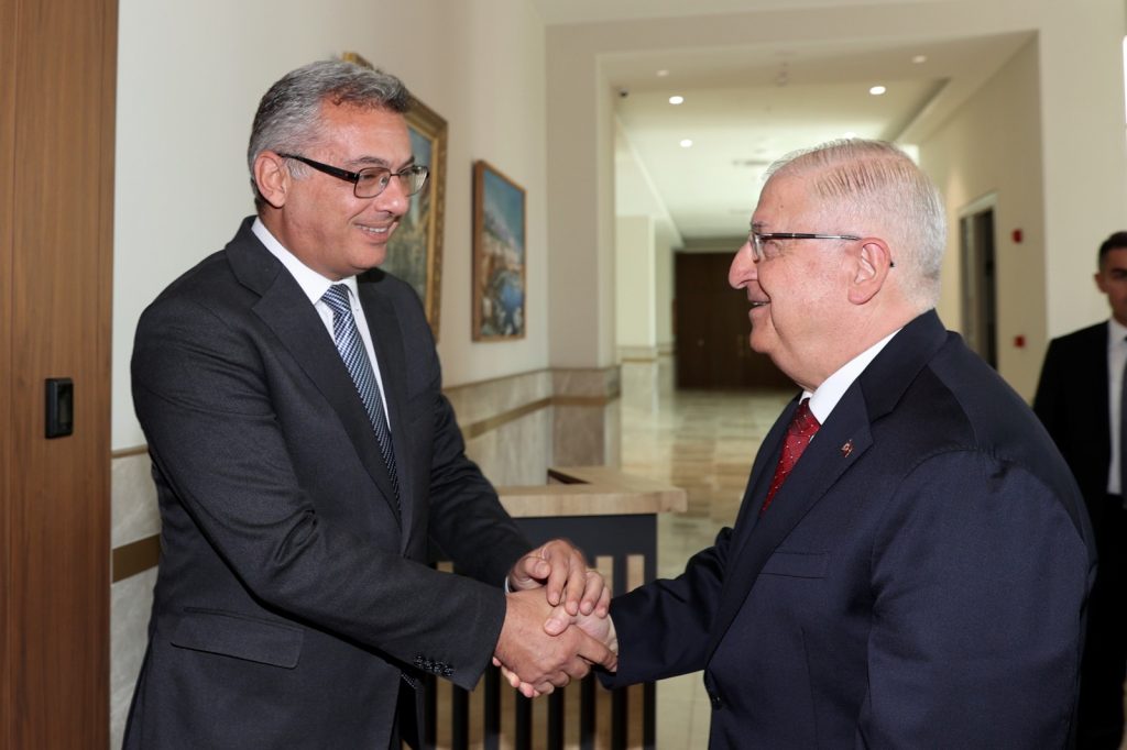 Cumhurbaşkanı Erhürman, TC Millî Savunma Bakanı Güler ve beraberindeki heyeti kabul etti