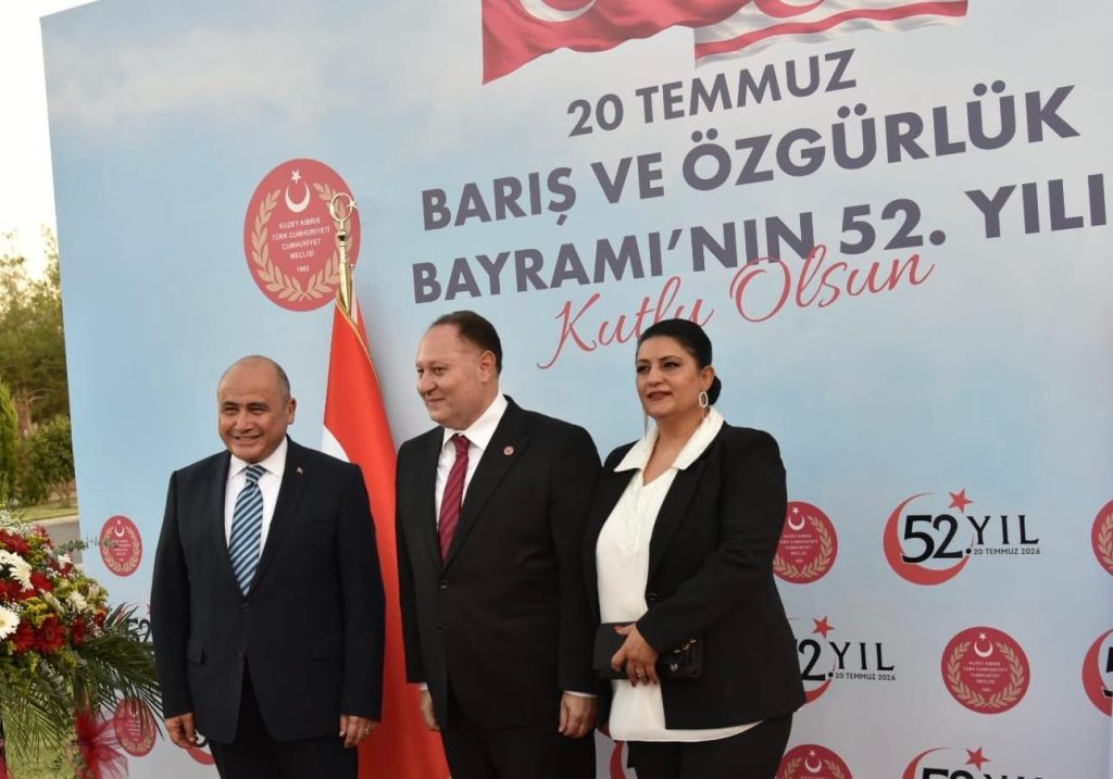 Meclis Başkanı Öztürkler, Barış Harekatı’nın 52. yıl dönümü nedeniyle resepsiyon düzenledi