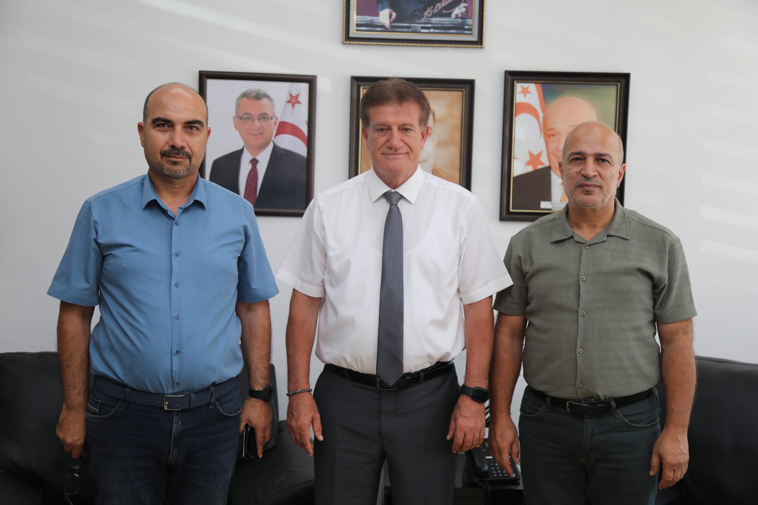 Arıklı KKTC Kickboks ve Muaythai Federasyonu yetkililerini kabul etti