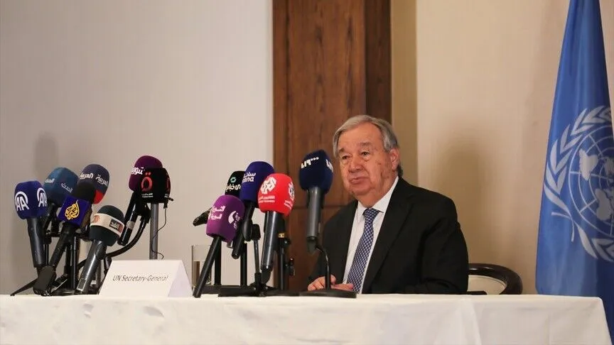 BM Genel Sekreteri Guterres’ten Suriye’ye uygulanan yaptırımların kaldırılması çağrısı