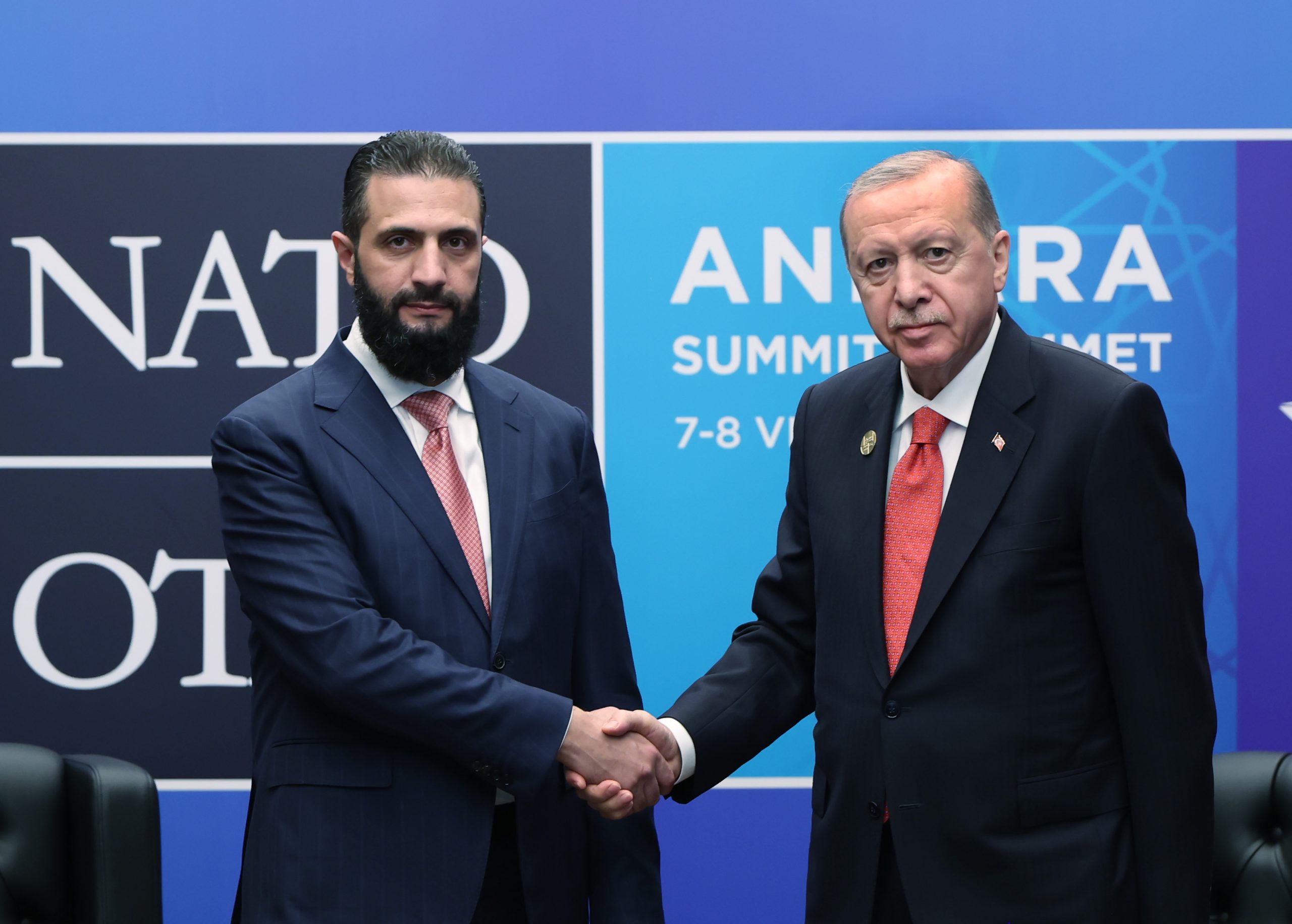 Erdoğan, Şara ile bir araya geldi