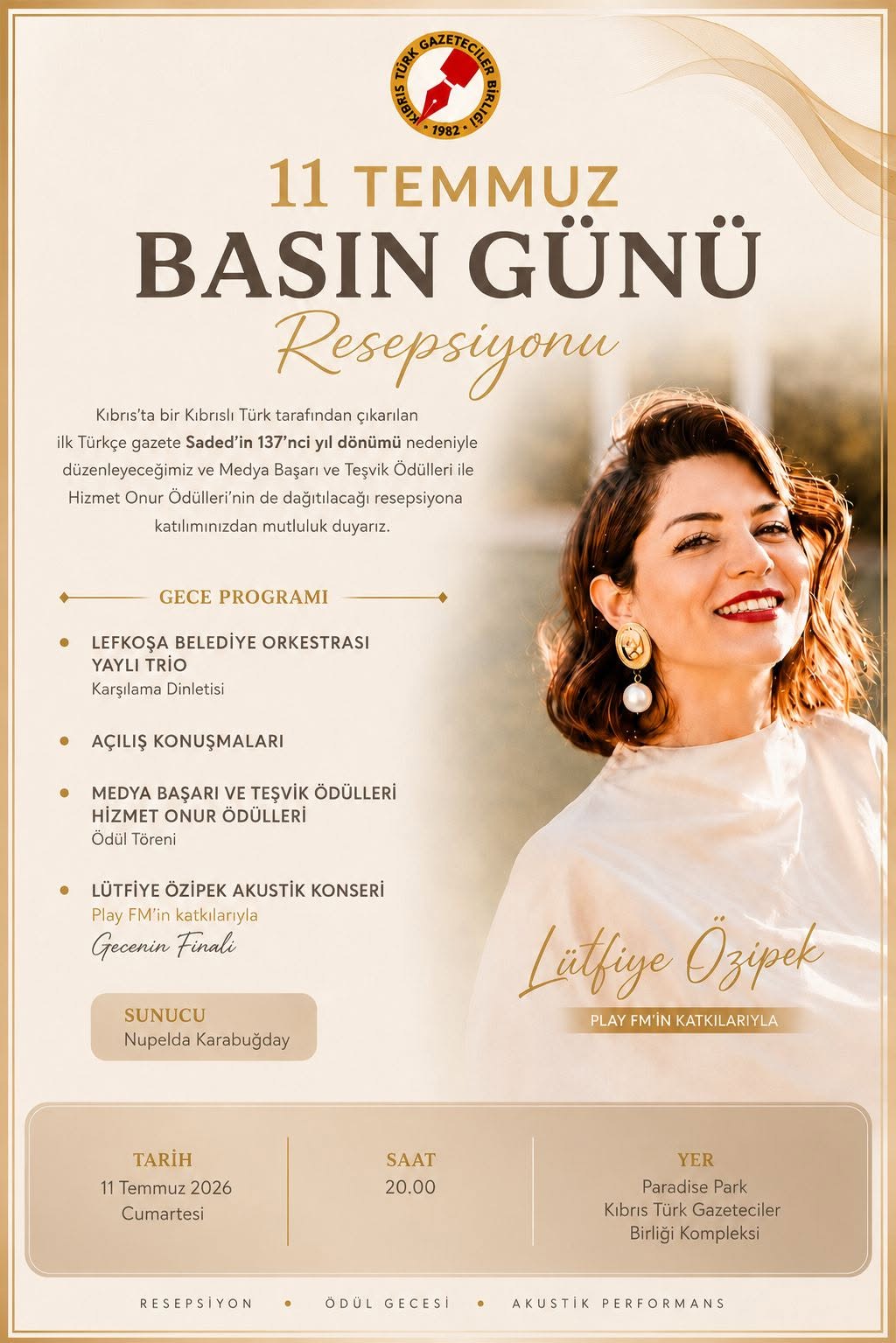 Gazeteciler Birliği, yarın 11 Temmuz Basın Günü dolayısıyla resepsiyon düzenleyecek