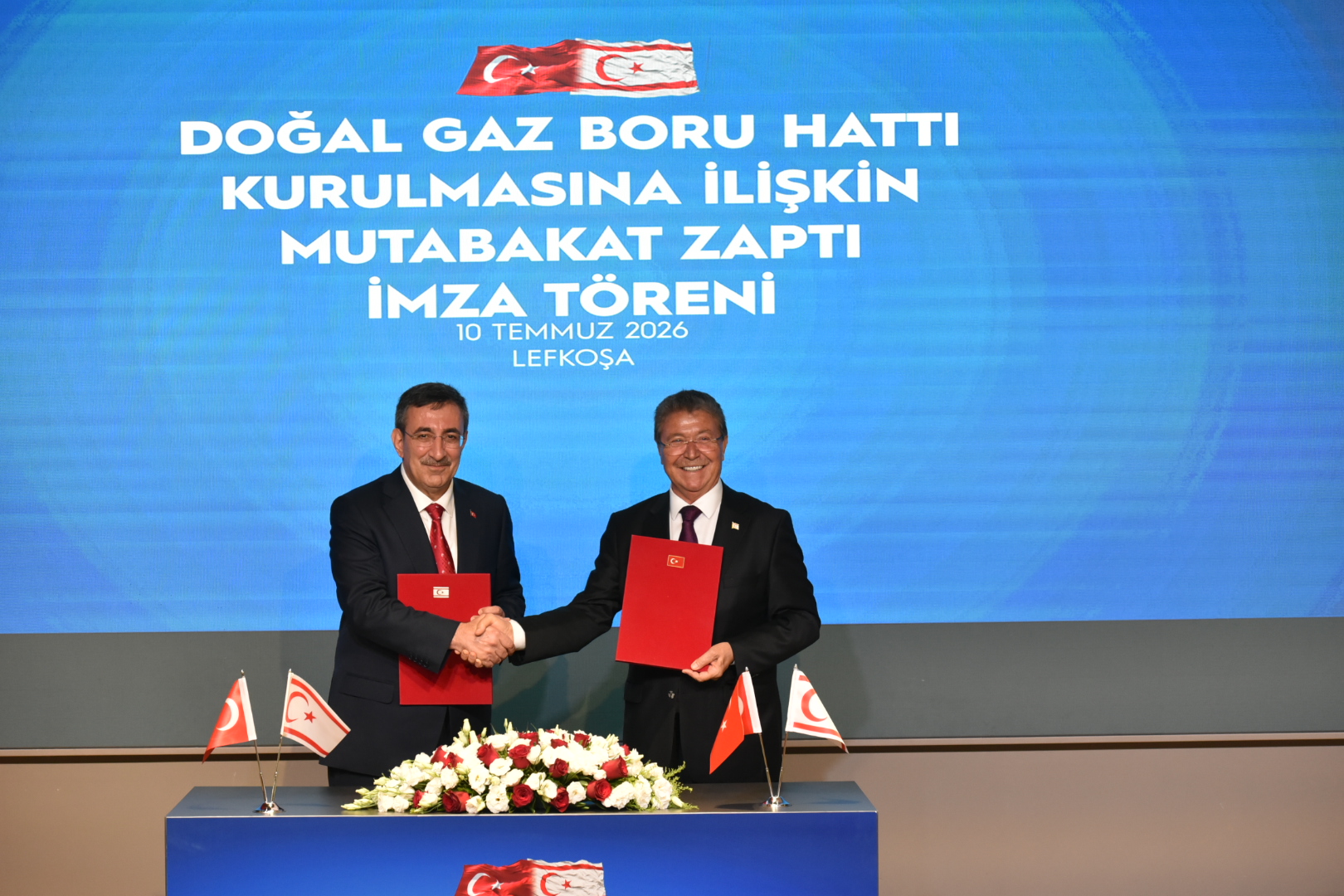 TC ile KKTC arasında Doğalgaz Boru Hattı Kurulmasına İlişkin Mutabakat Zaptı imzalandı