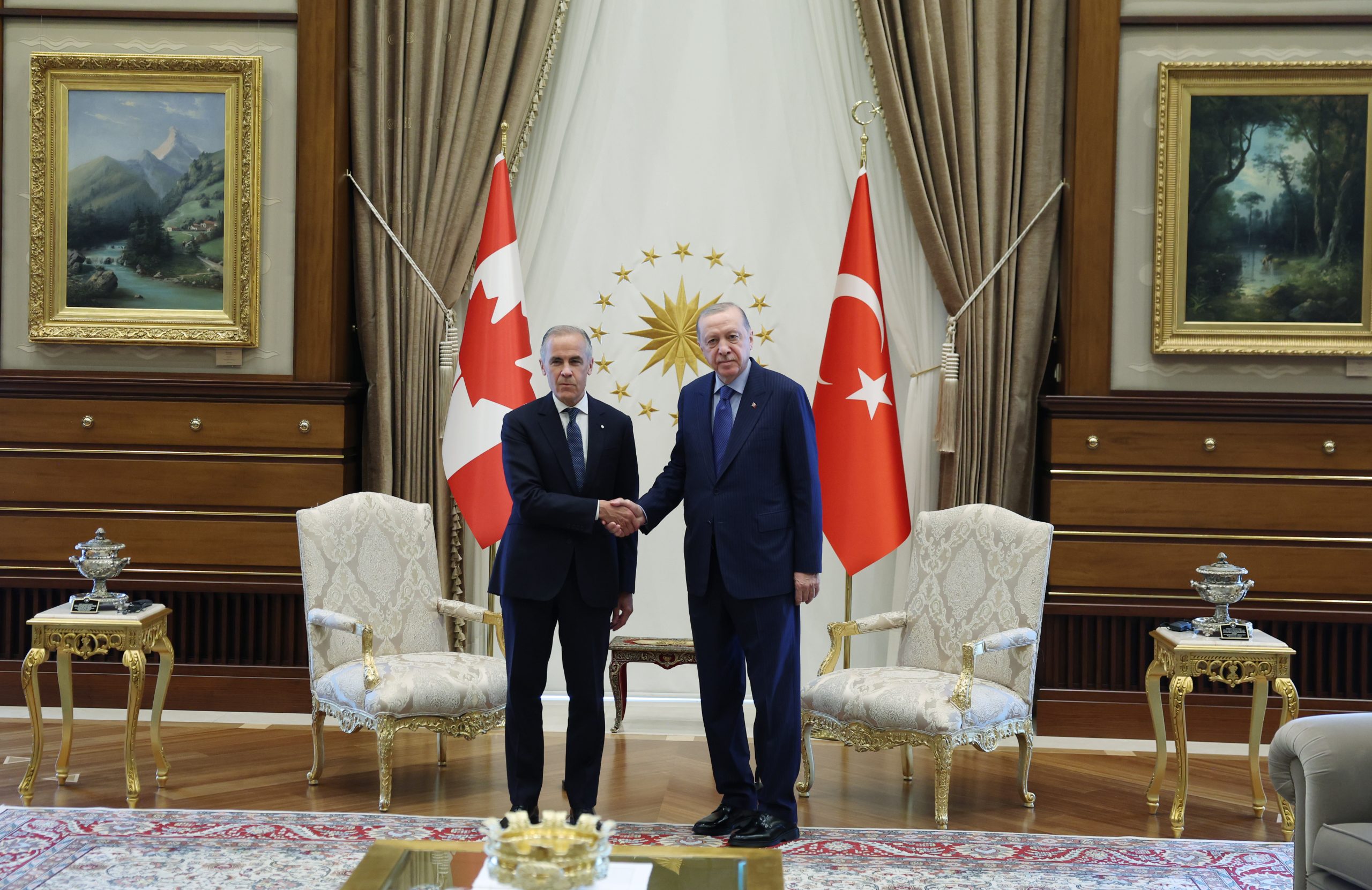 Türkiye Cumhurbaşkanı Erdoğan, Kanada Başbakanı Carney’i kabul etti