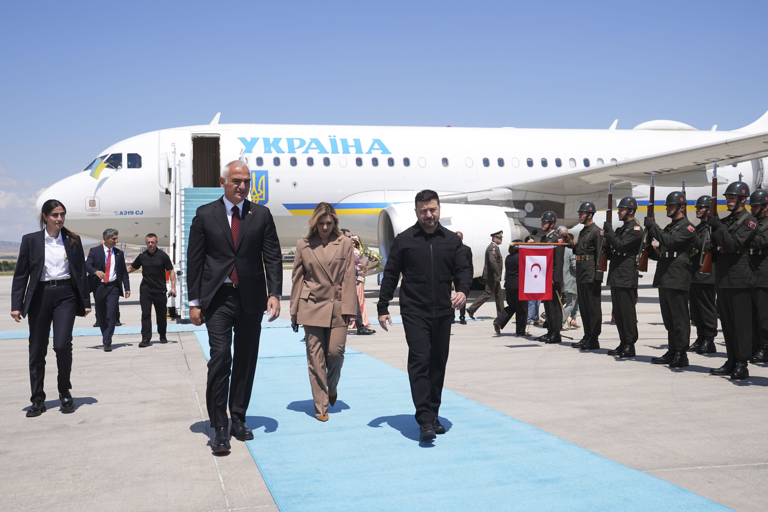 Ukrayna Devlet Başkanı Zelenskiy Ankara’ya geldi